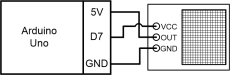  Arduino Uno and humidity sensor schematics