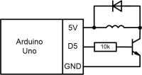  Arduino Uno and solenoid schematics