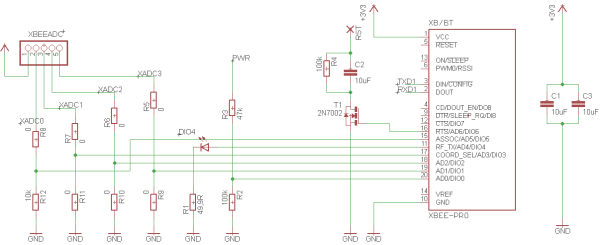 Juhtmevada mooduli ühendamise skeem