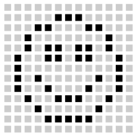 Graafilise LCD pikslitest moodustatud pilt