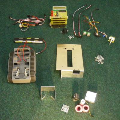 Jalgpalliroboti kõik osad